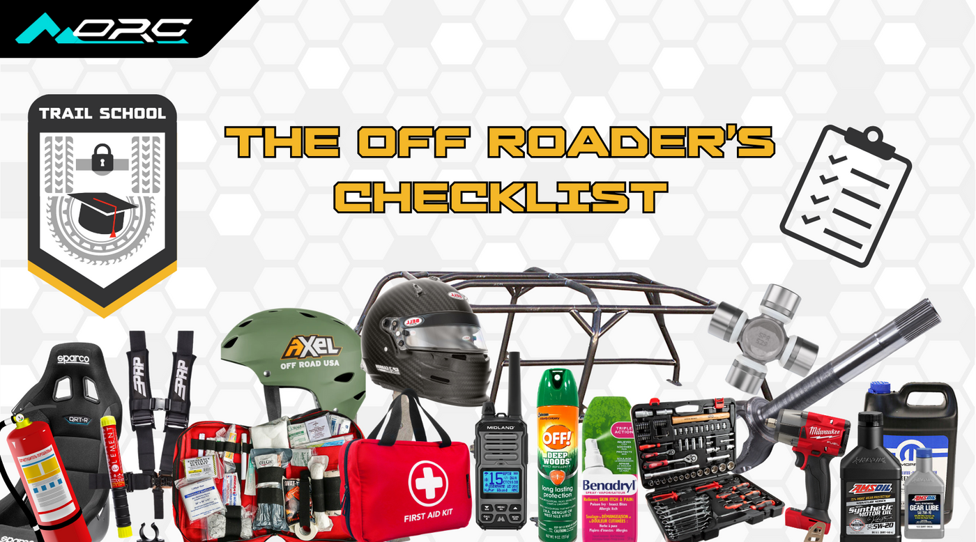 THE OFF ROADERS CHECKLIST