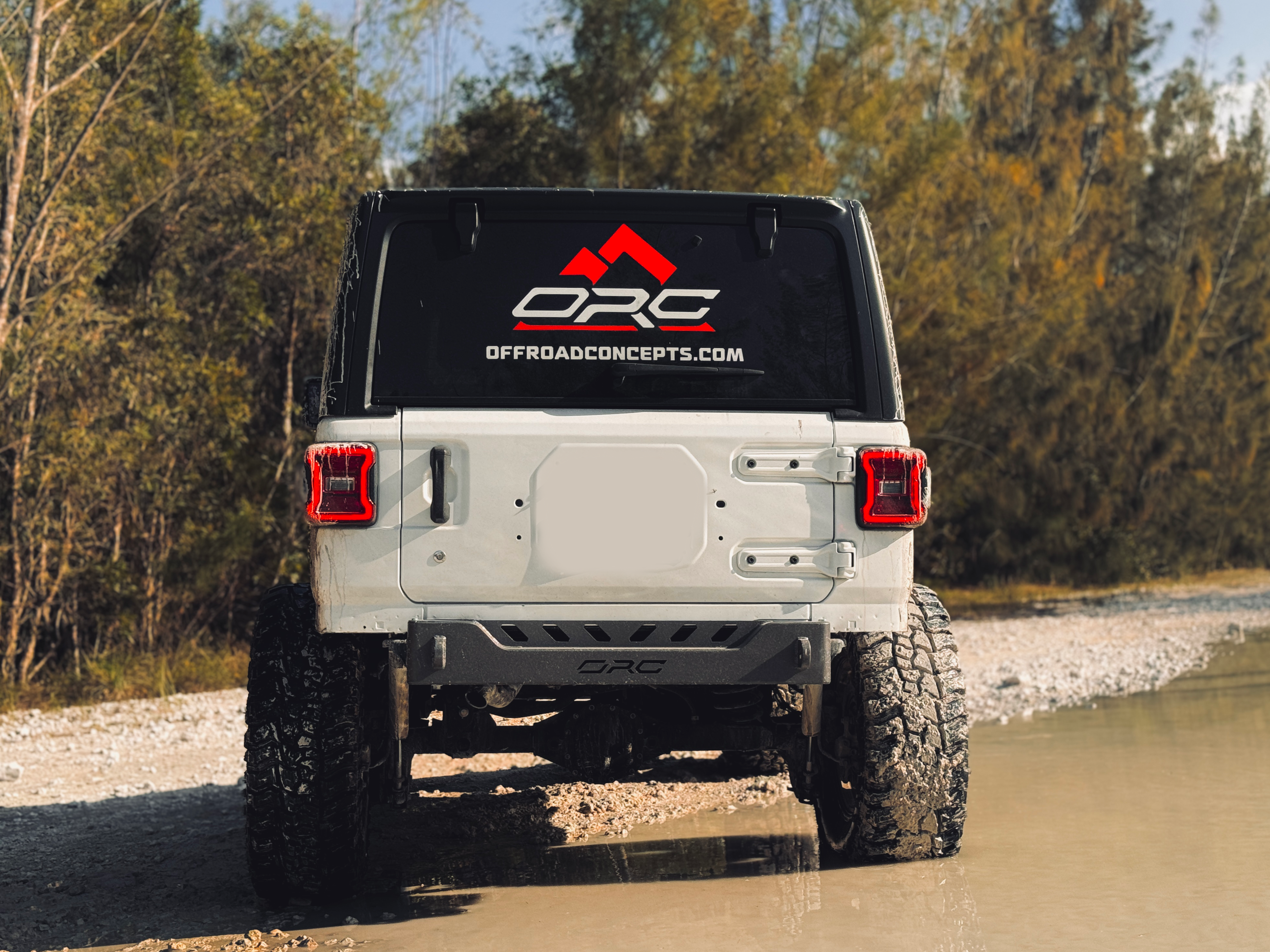 Jeep Wrangler Stubby Rear Bumper for JL on Off Road Concepts JL in Miami 2