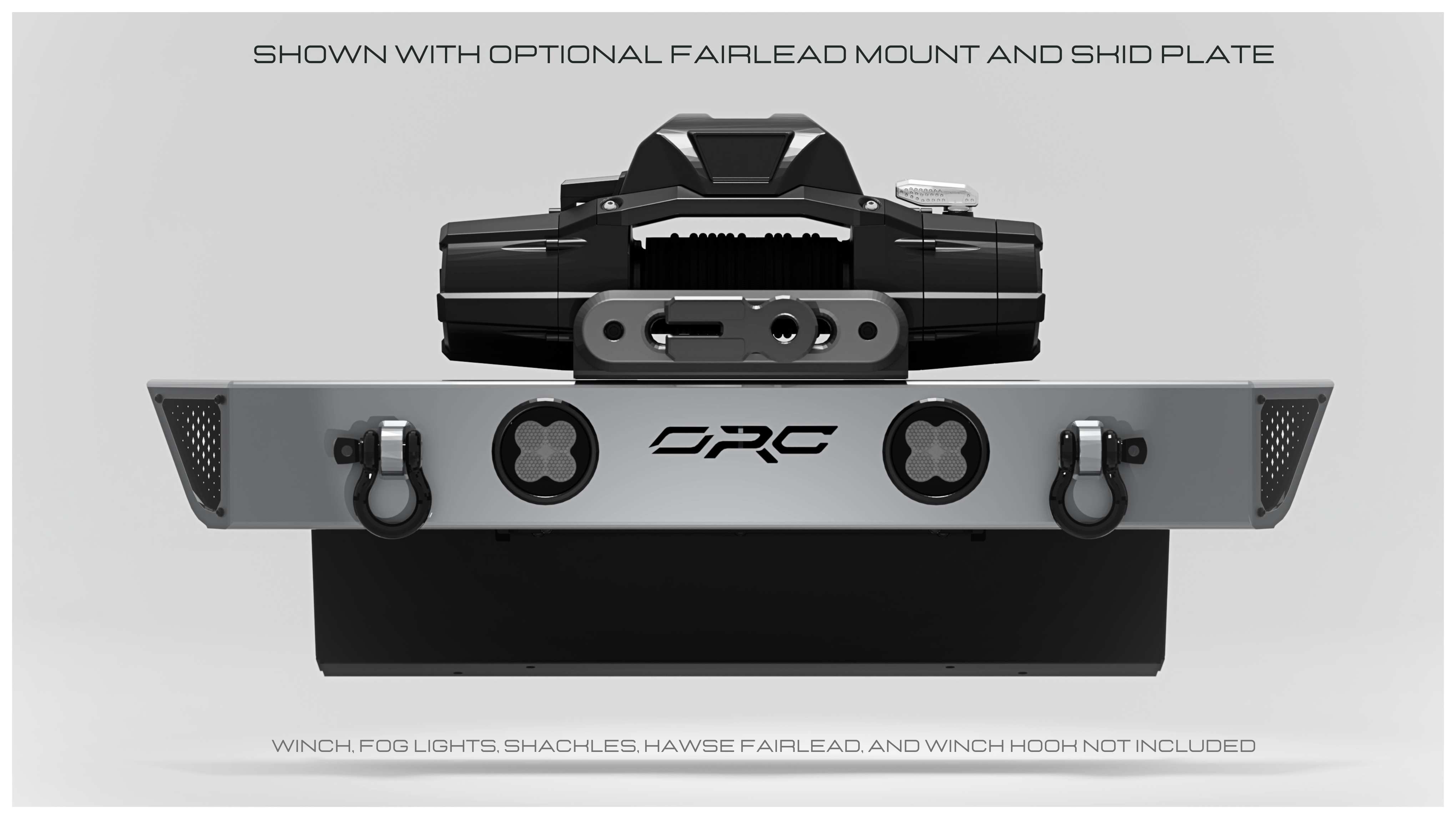 EXPLORER SERIES RENDER WITH WINCH. FOG LIGHTS AND CLEVIS'