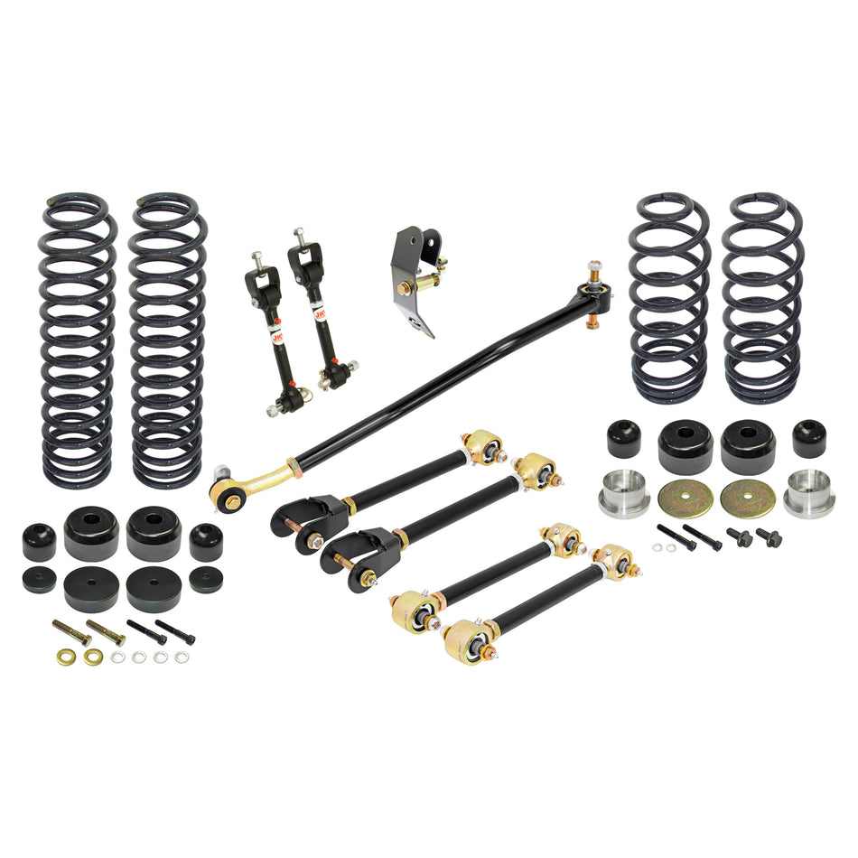 RJ-LJ0001-101 - ROCKJOCK PRO EDITION TJ UNLIMITED (LJ) SUSPENSION SYSTEM (4 IN. LIFT)