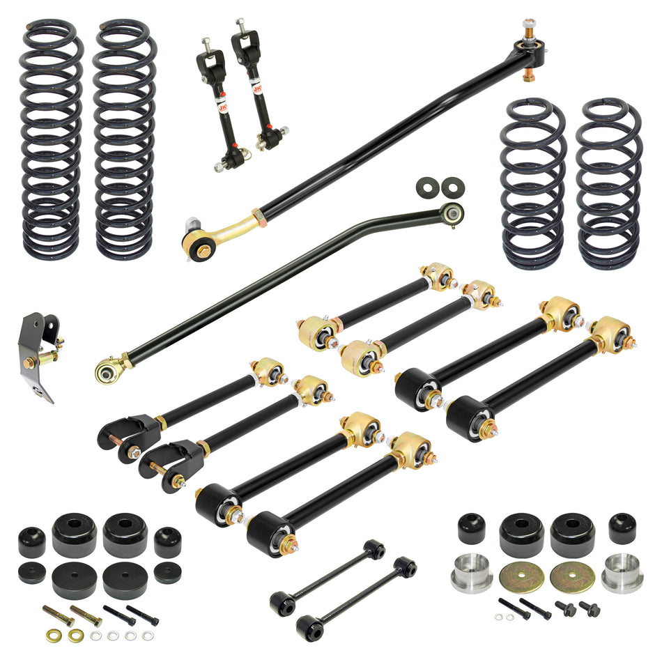 RJ-TJ0001-101 - ROCKJOCK PRO EDITION TJ WRANGLER SUSPENSION SYSTEM (4 IN. LIFT)