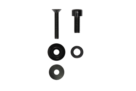 Black bolts and washers. Replacement hardware for rusty jeep bolts. 