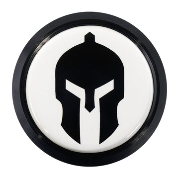 Jeep Gladiator Fender Badge. A custom round metal jeep fender badge with a unique design. Inside it has the Jeep Wrangler Gladiator symbol. Jeep Wrangler JT or Gladiator fender badge, replacement for Trail Rated Badge. 