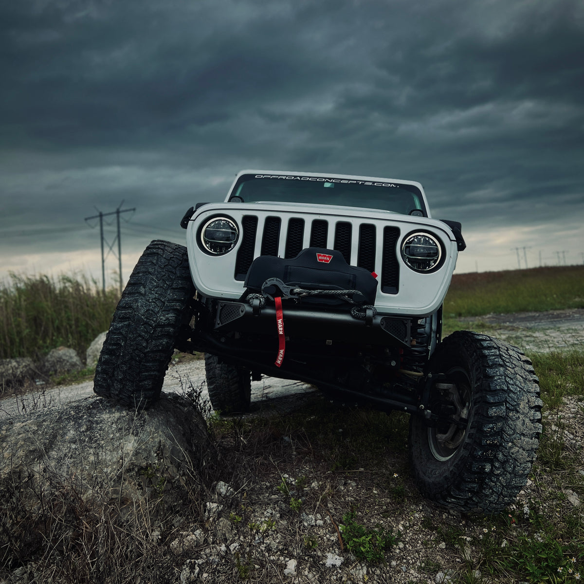 frame chop front bumper on jl, front low